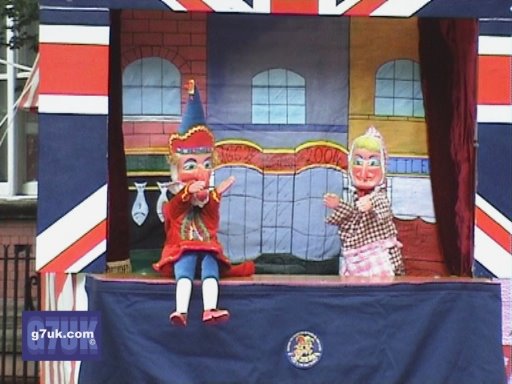 Punch and Judy at the Sackville Park village fete in 2007