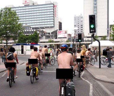 World Naked Bike Ride 2009 Manchester