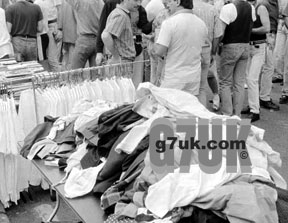 Canal Street jumble sale, August Bank Holiday 1990