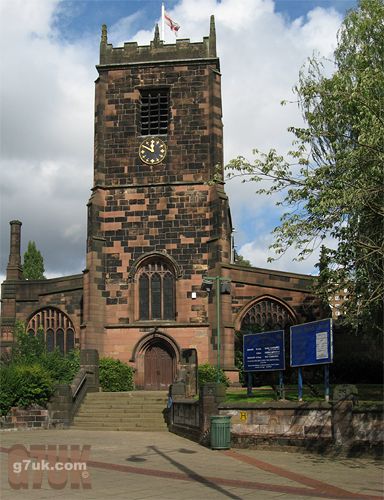 The Parish Church of St. Mary in Eccles town centre
